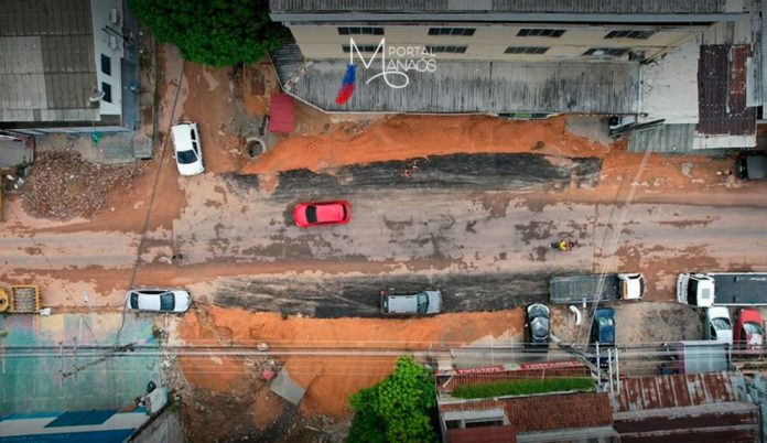 Cratera - bairro Raiz