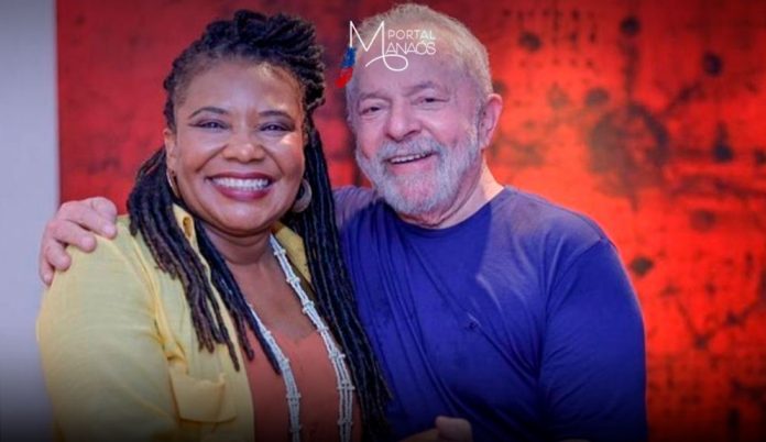 Margareth Menezes e Lula