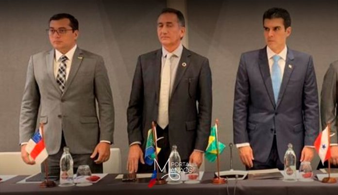 Wilson Lima e Helder Barbalho