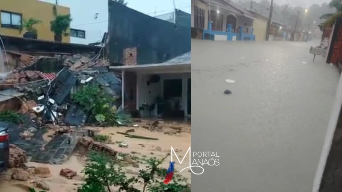 Fortes chuvas manaus Pluviometria alerta 70,2 mm de chuvas nas últimas 24h