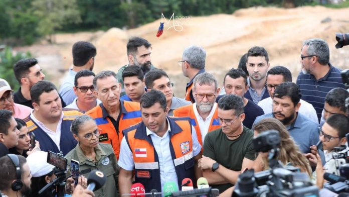 Governo do Amazonas Wilson Lima anuncia reassentamento de mais 200 famílias afetadas pela chuva