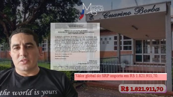 Simão Peixoto - Borba - compra - alimentos Simão Peixoto - Prefeito de Borba - compra - alimentos