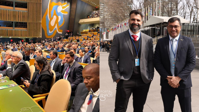 Wilson Lima Wilson Lima destaca avanços do Estado para levar água potável aos amazonenses, em conferência da ONU