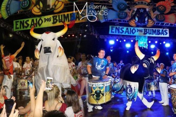 capa ensaio dos bumbás Temporada de Ensaios dos Bumbás inicia em Manaus