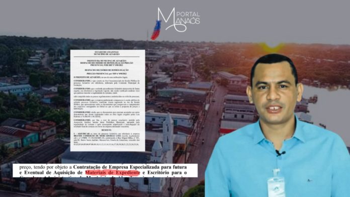 Ilustração / Divulgação Kalinka Vallença Prefeitura de Alvarães - gastos - material de expediente - Amazonas