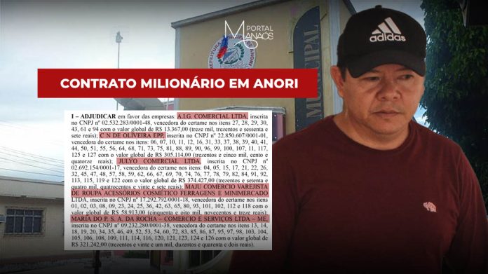 capa anori manaós Sem portal da transparência: Prefeitura de Anori fecha contrato milionário em compra de material pedagógico