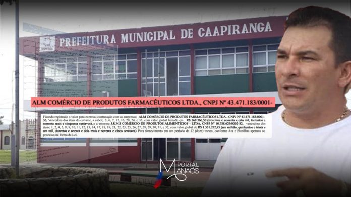 capa caapiranga Prefeito de Caapiranga irá gastar mais de um milhão com empresa de produtos Farmacêuticos para fornecimento de equipamentos