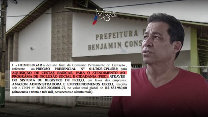 capa david Sem dar detalhes, prefeitura de Benjamin Constant pretende gastar mais de R$ 800 mil em cestas básicas