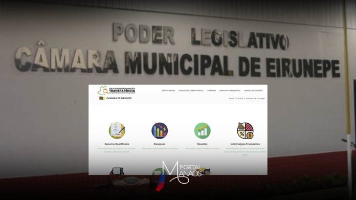 capa eirunepé manaós Falta de atualização no portal de transparência da câmara municipal de Eirunepé
