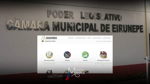 Falta de atualização no portal de transparência da câmara municipal de Eirunepé