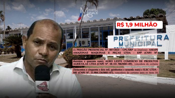 capa jocione manaós prefeito de Novo Aripuanã irá gastar mais de R$ 1,9 milhão em materiais agrícolas