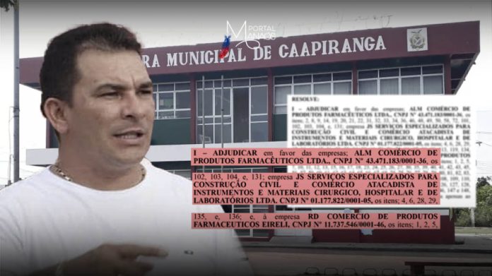 capa manaós tico Sem informar valor global, prefeito de Caapiranga contrata empresas para fornecimento de material cirúrgico