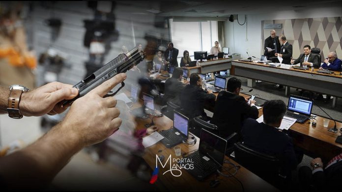 capa senado CCJ votará nesta quarta um projeto de lei que altera a posse e a venda de armas de fogo