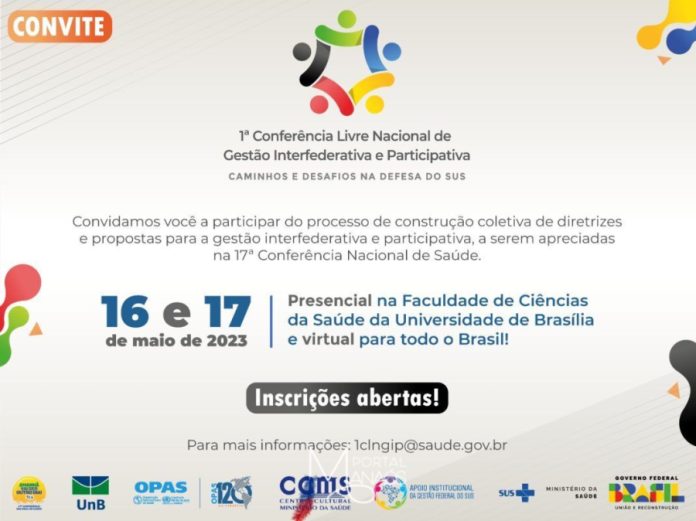 capa conferencia sus Último de inscrição para a 1° Conferência Nacional de Gestão