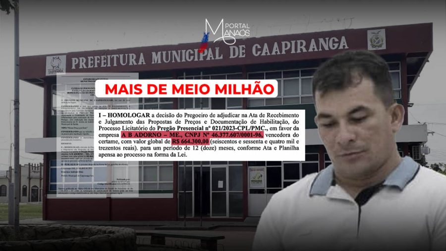 Sem dar detalhes, Prefeito de Caapiranga fecha contrato em serviços oftalmológicos por mais de meio milhão de