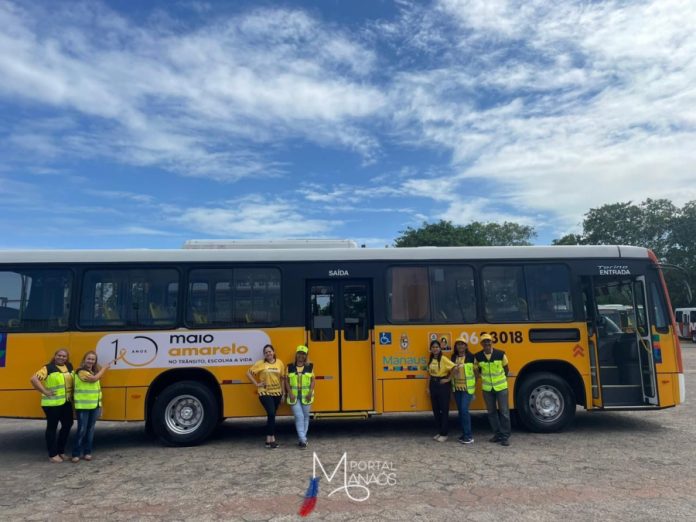 capa ônibus Prefeitura de Manaus promove ação sobre educação de trânsito em empresa de ônibus