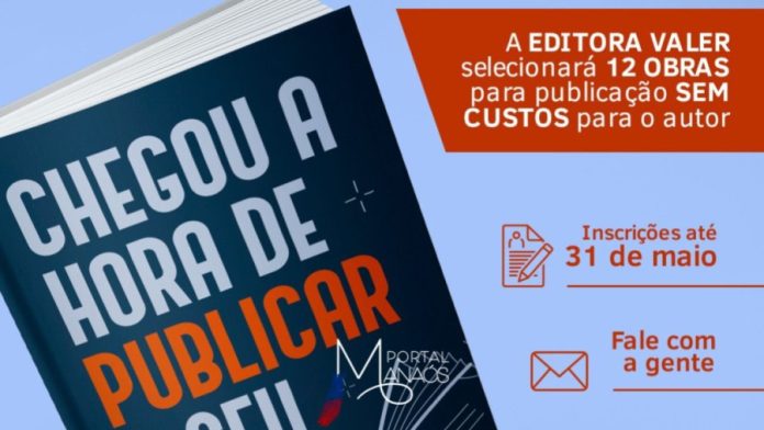 capa valer Valer continua recebendo livros para selecionar 12 obras e publicá-las sem ônus para escritores