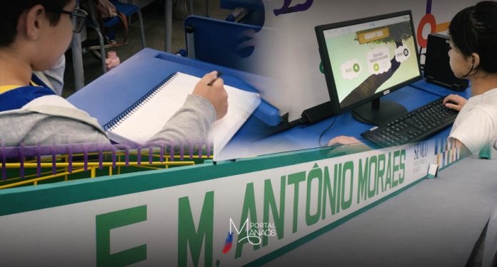 manaós capa Prefeitura entrega 311º escola revitalizada no Monte das Oliveiras