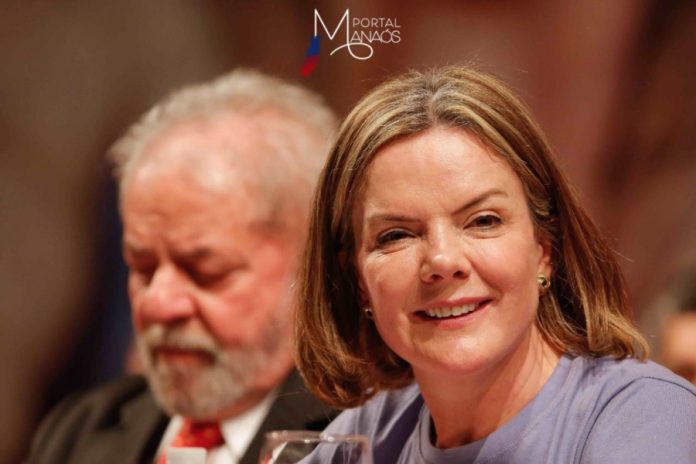 capa gleisi PT na TV: partido passa a ter emissora após alugar sinal em satélite