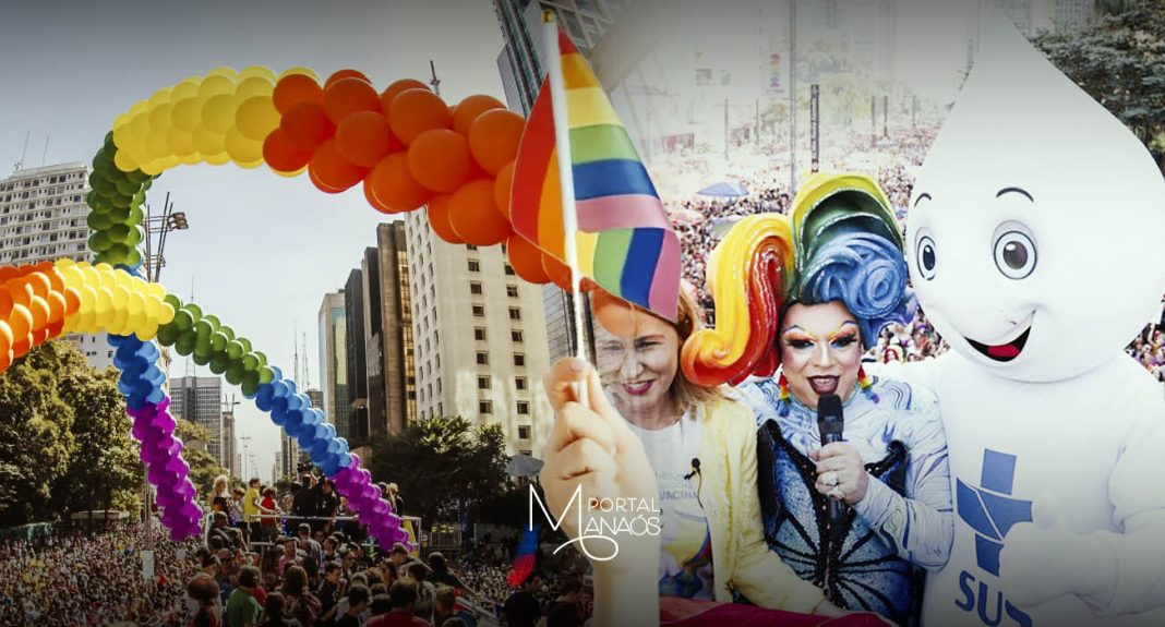 Parada do Orgulho LGBTQIA+ reúne milhares de pessoas na Paulista