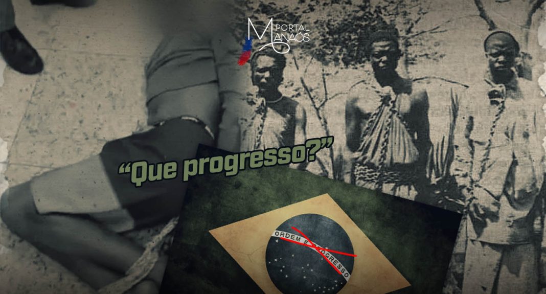 Manaós: Vídeo mostra PMS amarrando pés e mãos de homem negro, suspeito de furto, em São Paulo