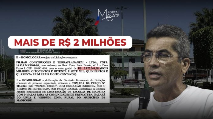 capa manicoré 2 Manicoré - Prefeitura pretende gastar mais de R$ 2 milhões em construção de escolas de madeira com 4 salas