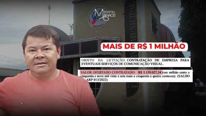 Mais de um milhão é gasto pela Prefeitura de Anori em comunicação visual Mais de um milhão é gasto pela Prefeitura de Anori em comunicação visual