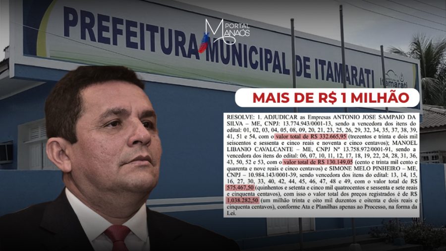 Sem detalhamento, Prefeito de Itamarati fecha contrato de mais de R$ 1 milhão em compra de merenda escolar