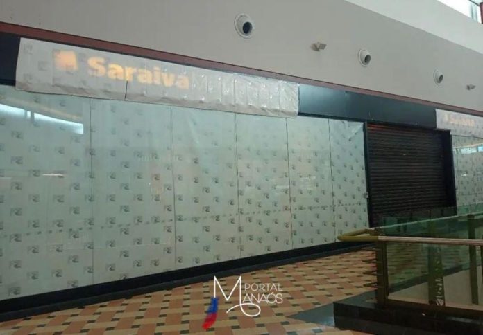 capa saraiva fechada Após 14 anos, Livraria Saraiva do Manauara fecha as portas