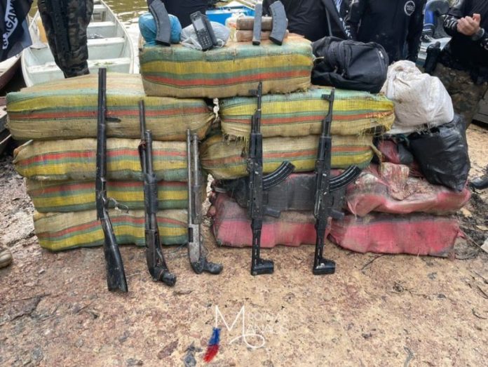 manaós - operação pf PF identifica tráfico de drogas através dos rios do Amazonas para Roraima