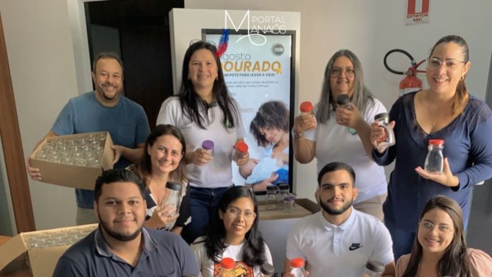 agosto Para incentivar aleitamento materno, campanha da Segeam pretende arrecadar dois mil potes