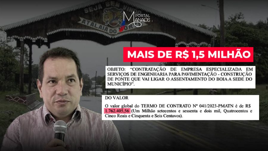 Em Atalaia do Norte, prefeito irá gastar mais de R$ 1,5 milhão em construção de ponte