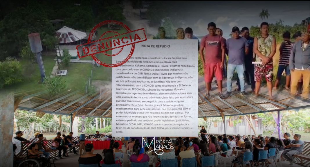Descaso em gestão do DSEI-Tefé, no Amazonas, faz comunidades indígenas do Médio Solimões denunciarem coordenação