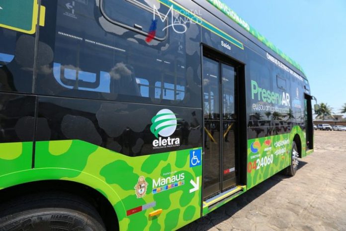 ônibus elétrico Prefeitura entrega primeiro ônibus 100% elétrico da região Norte