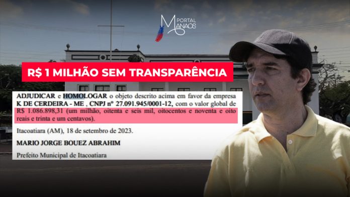 capa ita manaós Mais um contrato sem transparência é fechado por prefeito de Itacoatiara com empresa de engenharia