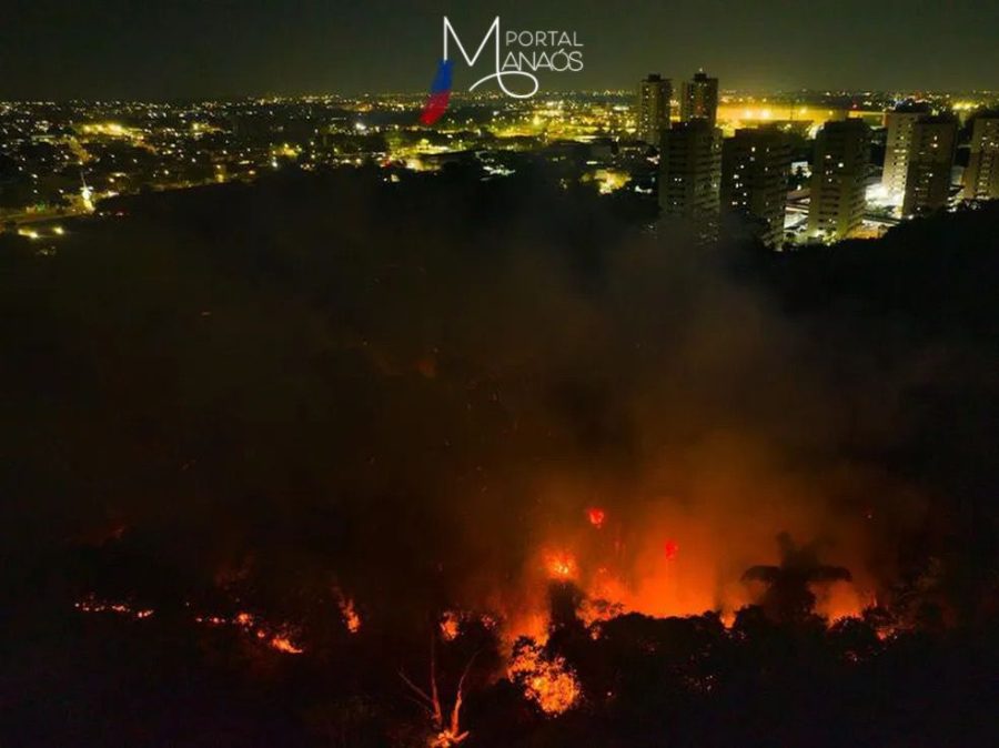 Causa do incêndio no Dom Pedro, em Manaus, está sendo investigada