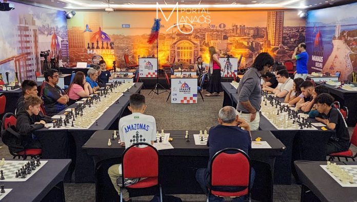 xadrez Amazonense Suan Lira derrota grande mestre paraguaio Cubas em "Exibição de Xadrez"