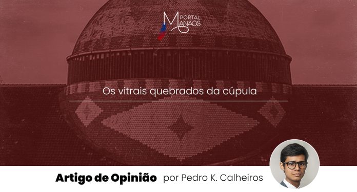 capa pedro manaós Os vitrais quebrados da cúpula