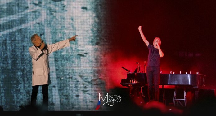 capa roger Show de Roger Waters, em Brasília, é marcado por reinvindicações e crítica a líderes mundiais