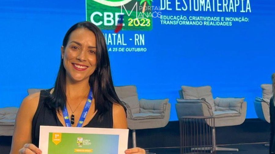 UEA: Aluna conquista primeiro lugar no XIV Congresso Brasileiro de Estomaterapia