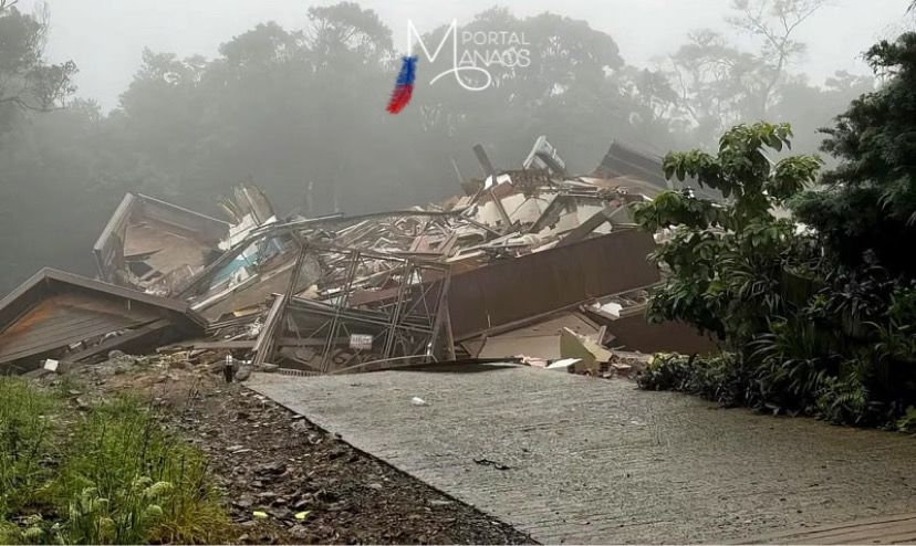 Prédio desaba em Gramado; moradores já haviam sido retirados