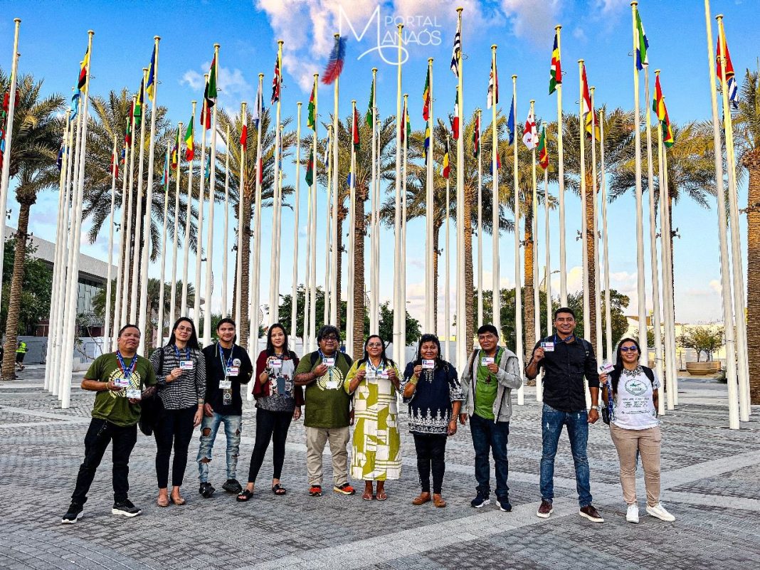 Lideranças indígenas da Amazônia brasileira participam da COP28 em Dubai