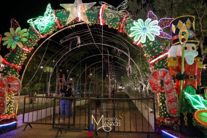 furto Natal Prefeitura alerta para prejuízos com danos e roubos em estrutura natalina na Ponta Negra