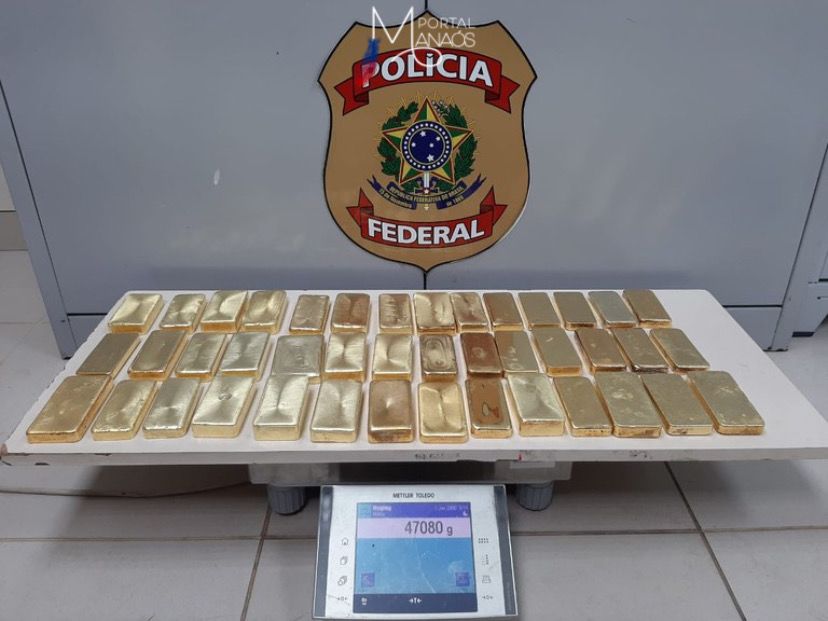 MPF denuncia à Justiça homens presos em Manaus com 47 kg de ouro de garimpo ilegal