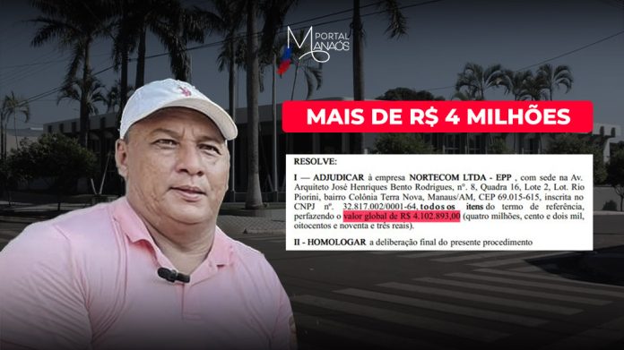 capa japurá manaós Em mais um contrato milionário sem transparência, prefeito de Japurá irá despender mais de R$ 4 milhões em materiais de construção