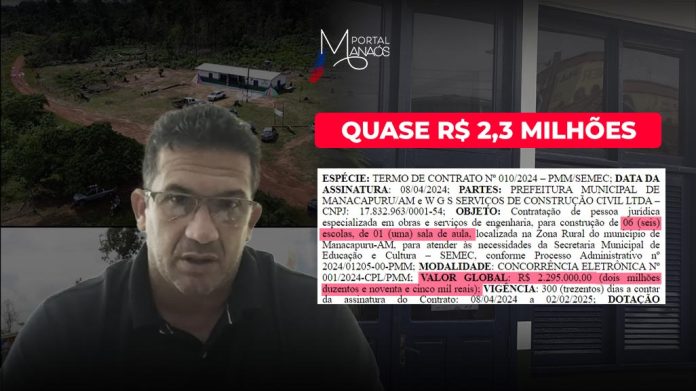 Beto D'Ângelo, Construção, Escolas, Manacapuru,