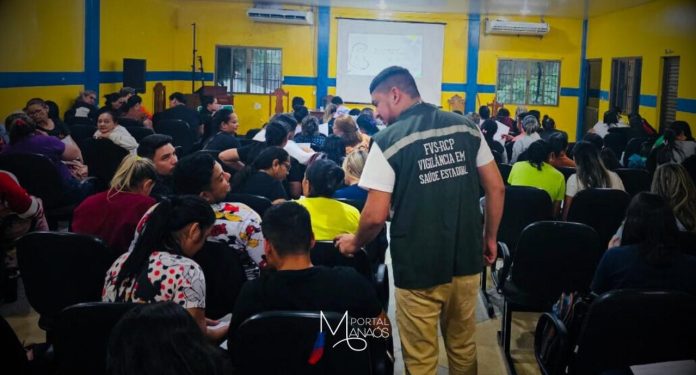 A Secretaria de Estado de Saúde do Amazonas (SES-AM), em parceria com a Fundação de Vigilância em Saúde do Amazonas – Dra. Rosemary Costa Pinto (FVS-RCP), realiza, um treinamento para profissionais de saúde do município de Humaitá (a 675 quilômetros de Manaus). A capacitação foi realizada sobre o teste do pezinho com ênfase em toxoplasmose gestacional e congênita