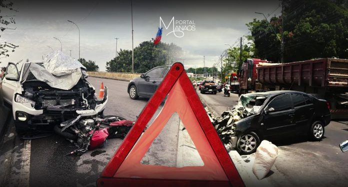 Foi lançado, na sexta-feira (03), a campanha “Saúde no Trânsito”. Coordenada pela Secretaria de Estado de Saúde (SES-AM), a campanha conta com ações de sensibilização, que serão desenvolvidas de forma coordenada pelo órgão, pela Fundação de Vigilância em Saúde do Amazonas – Dra. Rosemary Costa Pinto (FVS-RCP), Departamento Estadual de Trânsito (Detran-AM) e Secretaria de Estado de Educação e Desporto Escolar (Seduc). A campanha faz parte das ações do Maio Amarelo, que alerta para a segurança no trânsito.