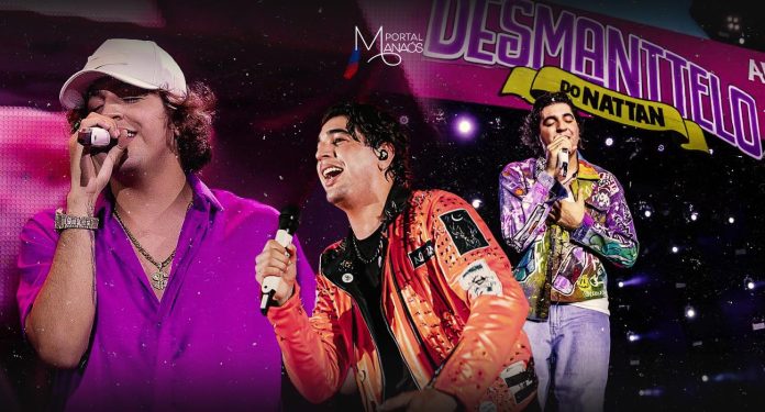 Em festa com 5 horas de show do cantor de forró eletrônico Nattanzinho, além de atrações convidadas, estrutura diferenciada e um repertório cheio de hits, o 'Desmanttelo do Nattan' chega a Manaus no dia 29 de maio (véspera de feriado). O evento acontecerá no pódio da Arena da Amazônia, a partir das 21h.