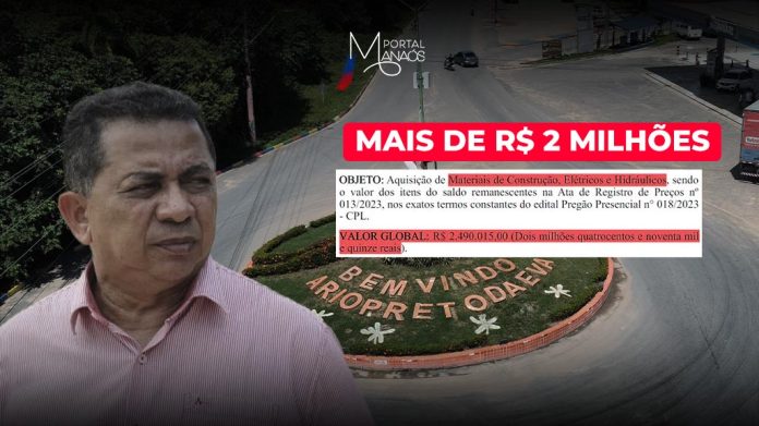 Amazonas, Anderson de Souza, Prefeito, Material de Construção, Rio Preto da Eva,
